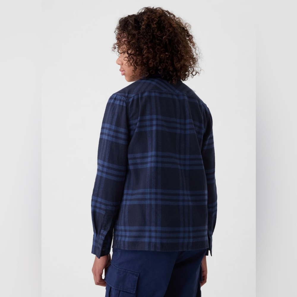 Gap Kids Boys Organic Cotton Flannel Shirt - Picture 2 of 10